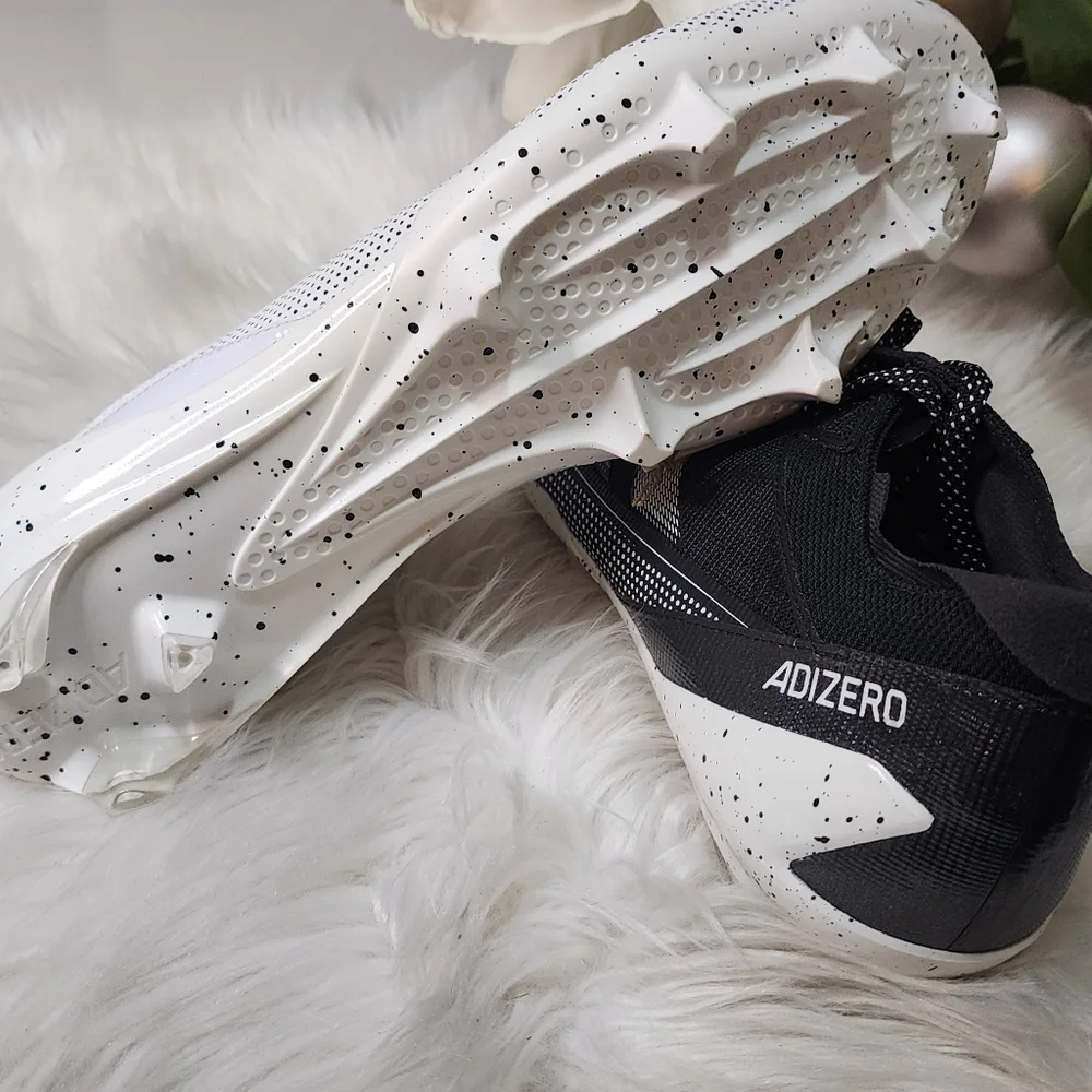 Adidas Adizero Electric Football Cleats Men's 11 Snack Attack White Black IE4401